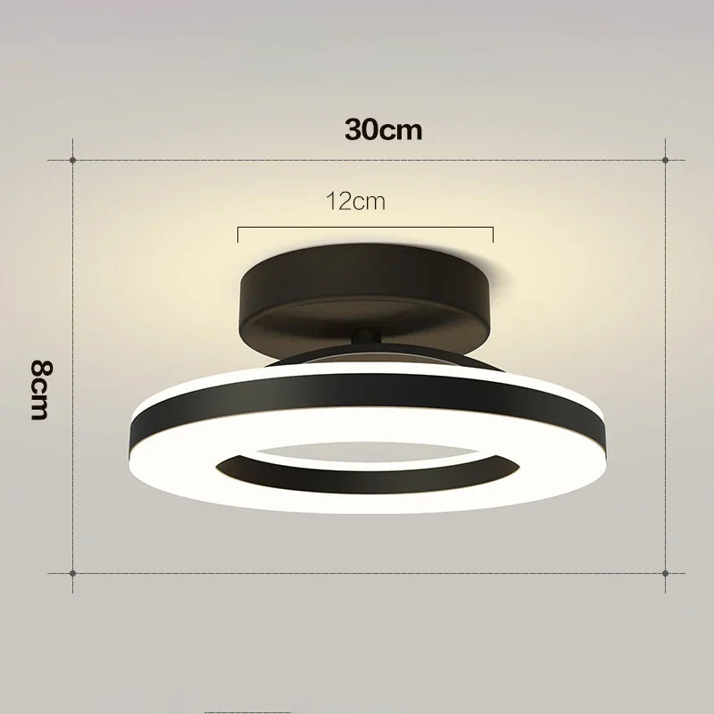 Moderne Ronde LED Plafondlamp - 3 Lichtkleuren Opbouwlamp