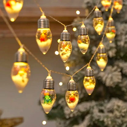 LED Kerst Sneeuwbol Lichtketting