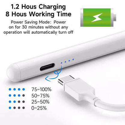 Universele Touch Stylus Pen voor Tablets - Apple iPad, Android Accessoires, Lichtgewicht & Duurzaam Ontwerp