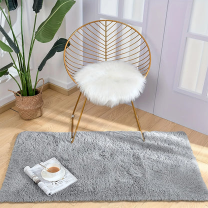 VIKAMA Zacht Zijdewollen Vloerkleed - Scandinavisch Antislip Kleed