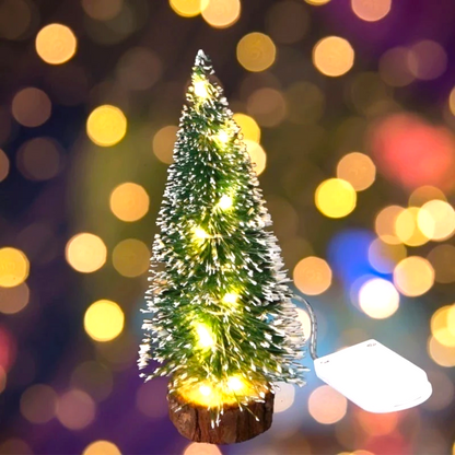 Mini LED Verlichte Kunst Kerstboom