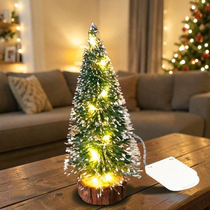 Mini LED Verlichte Kunst Kerstboom