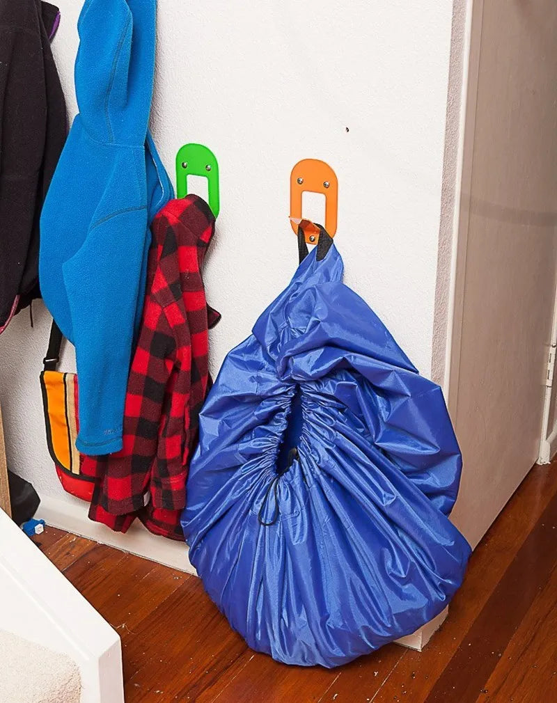 2-in-1 Speelgoed Opbergtas & Speelkleed - Draagbare Lego Organizer