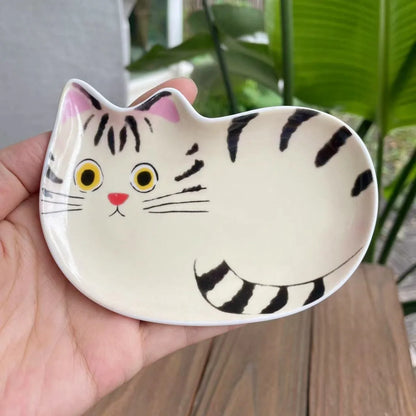 Japanse Kat Keramische Sausschaal - Schattig Dipschaaltje