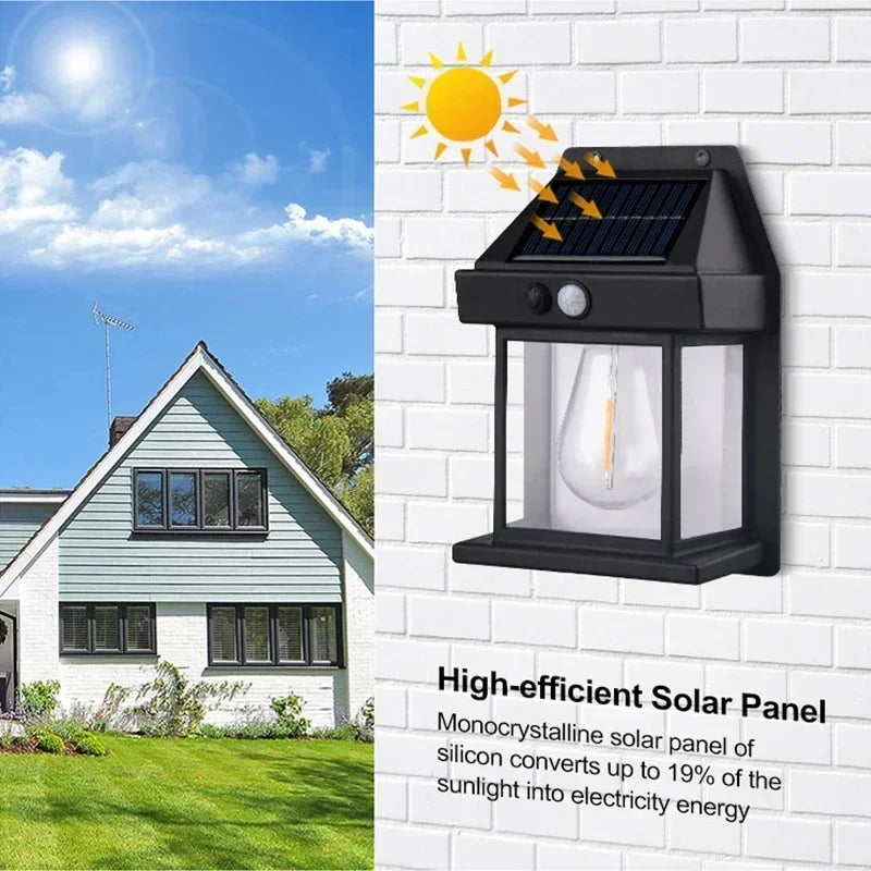 Solar Buitenlamp met Bewegingssensor - Waterdicht IP65