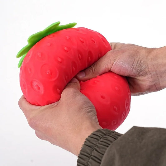 Aardbei Squishy Anti-Stress Speelgoed - Slow-Rise Fidget