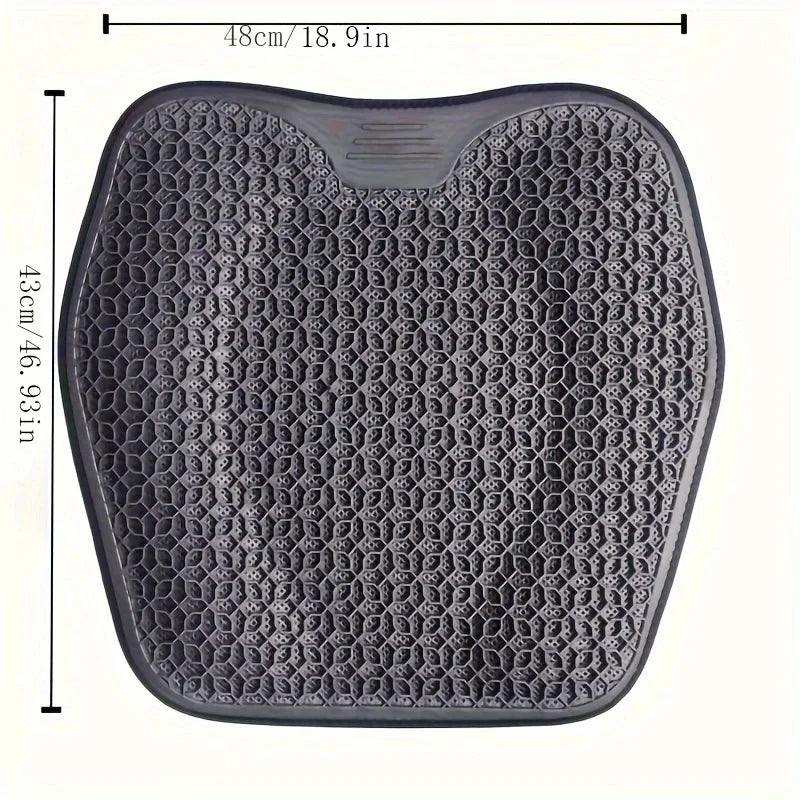 Ademend Honeycomb Gel Autostoelkussen - Koelingskussen