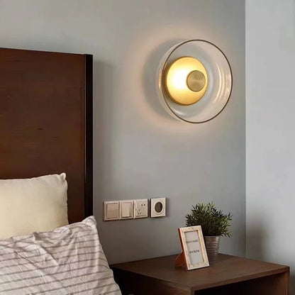 Scandinavische LED Glazen Wandlamp (PL230) – Minimalistische Accentverlichting voor Binnen