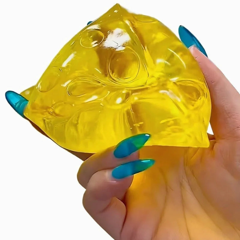 Squishy Honing Kaas Fidget Speelgoed - Super Zacht Mochi Anti-Stress