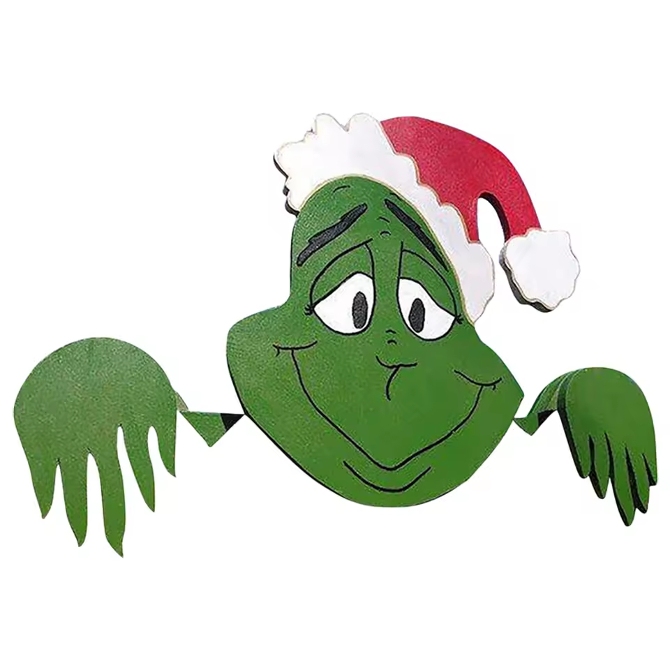 Kerst Tuindecoratie Peeking Ornamenten