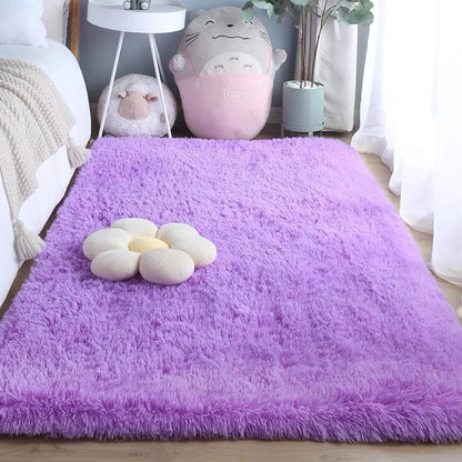 VIKAMA Zacht Zijdewollen Vloerkleed - Scandinavisch Antislip Kleed