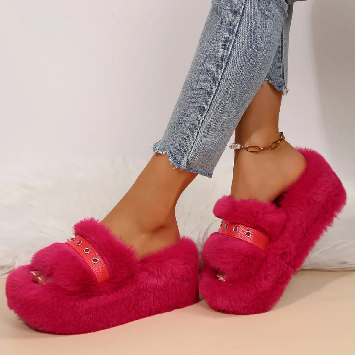 Chique Sleehakpantoffels