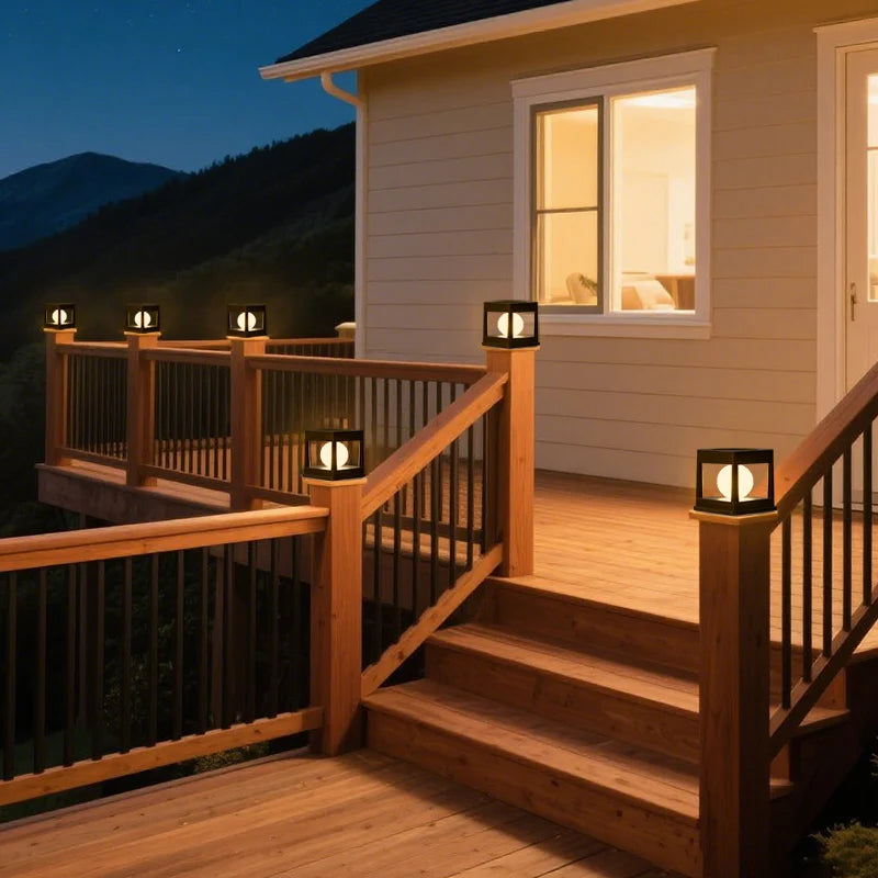 Solar Palpaallamp voor Buiten – Waterdichte Pijler- & Accentverlichting