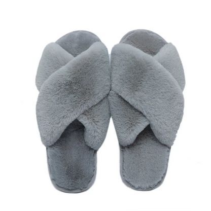 Warme Knusse Kruisband Pantoffels