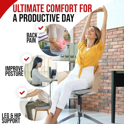 Ergonomisch Geheugenschuim Zitkussen - Orthopedisch Stoelkussen