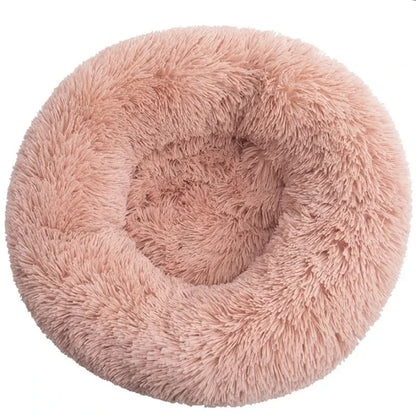Kalmerende Pluche Hondenmand - Ronde Donut Dierenmand