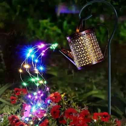 Zonne-Voedingskan Licht Retro Metaal Hanglamp Buiten Tuin Decor Zomer 2025 Waterdicht Grappig