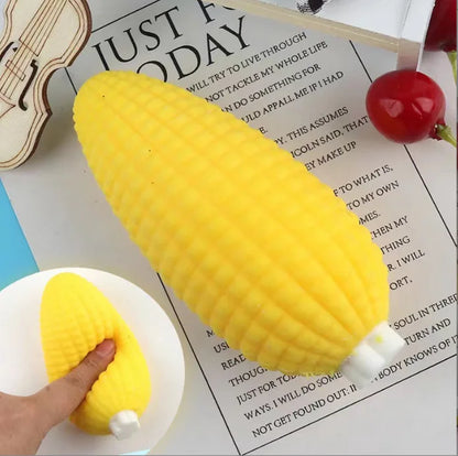 Pinda Maïs Burger Squishy Set - Zacht Anti-Stress Fidget Speelgoed