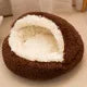 2-in-1 Zachte Pluche Dierenmand met Kap - Katten- & Hondenmand