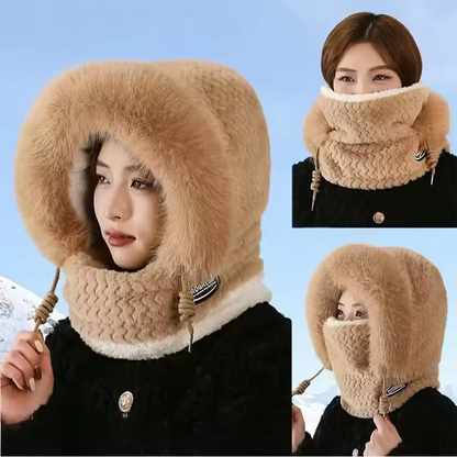 Wintermuts van Imitatiebont met Gezichtsbedekking