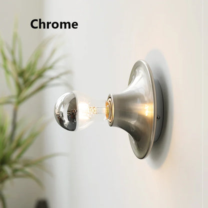Retro Keramische Wandlamp - Gele Porseleinen E27 Lampvoet