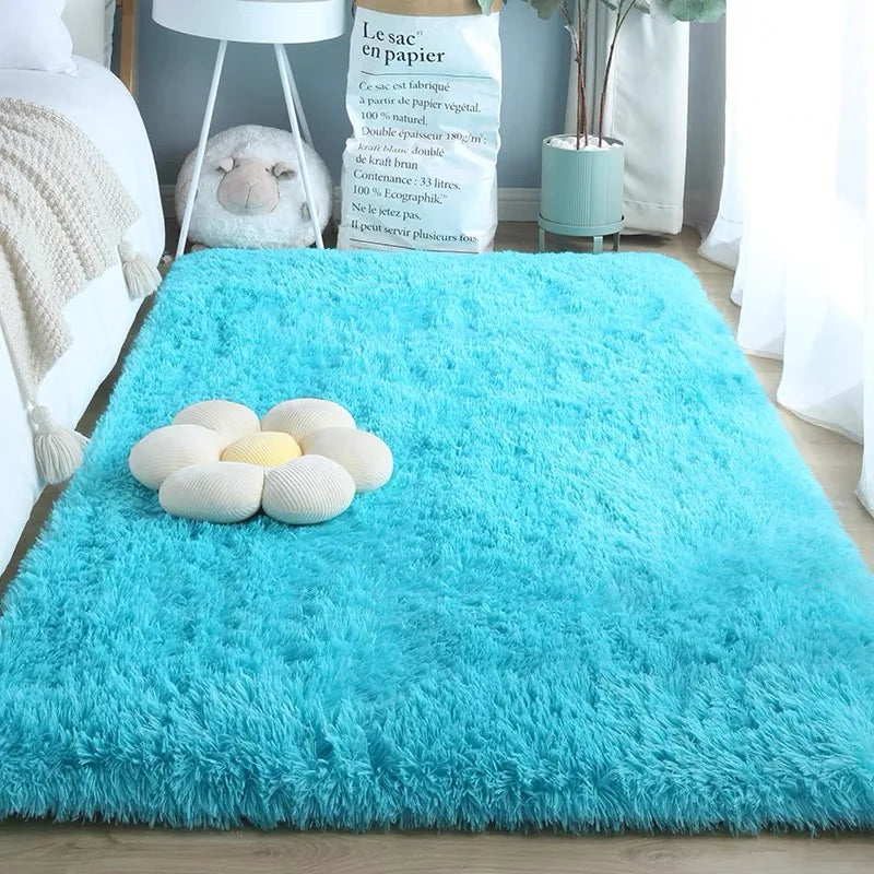 VIKAMA Zacht Zijdewollen Vloerkleed - Scandinavisch Antislip Kleed