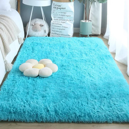 VIKAMA Zacht Zijdewollen Vloerkleed - Scandinavisch Antislip Kleed