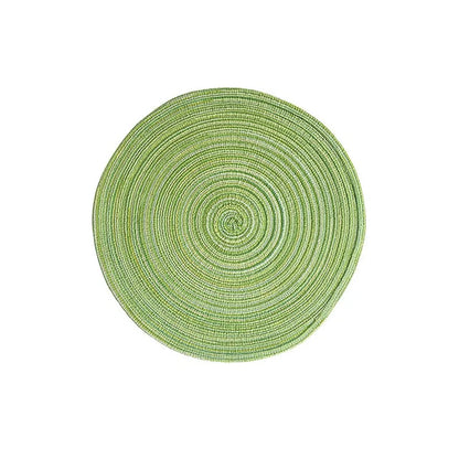 Ronde Gevlochten Katoenen Placemats & Onderzetters - Hittebestendig