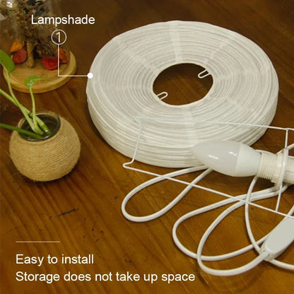 Moderne Rijstpapier LED Tafellamp
