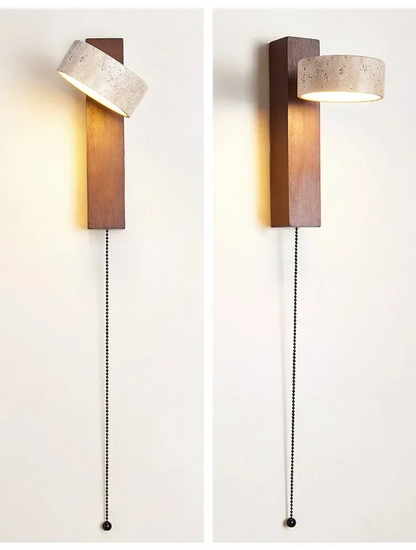 Chique Steenlook Wandlamp