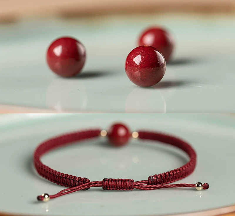 Rode Draad van het Lot Armband