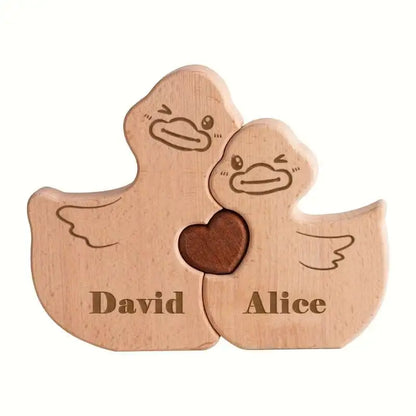 Wood Duck Family Puzzel
