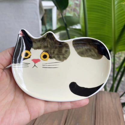 Japanse Kat Keramische Sausschaal - Schattig Dipschaaltje