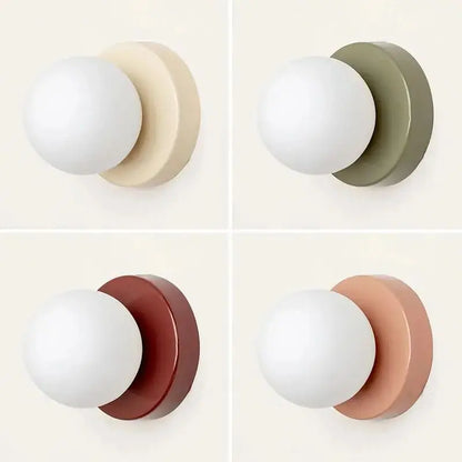 Moderne Scandinavische Glazen Bol Wandlamp - G9 LED Lamp