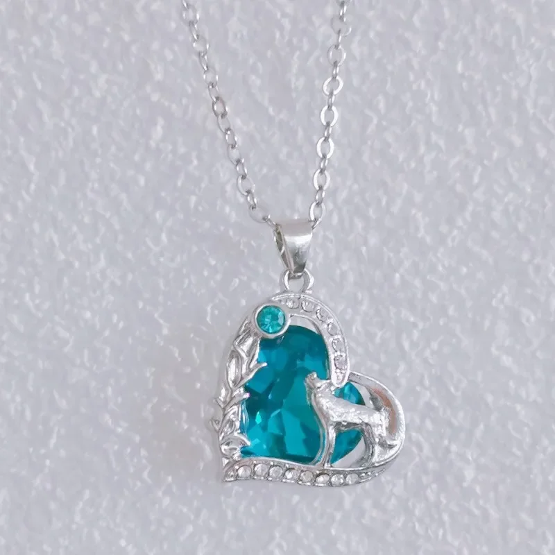 Wolf en Maan Ketting