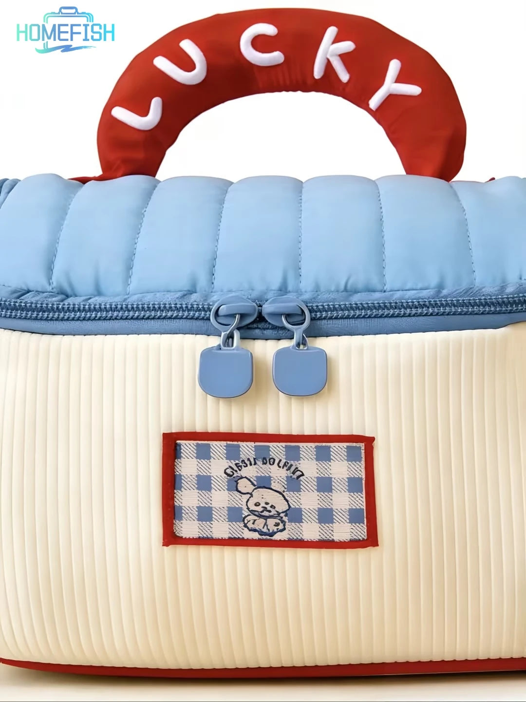 HOMEFISH Schattige Toilettas & Make-up Tas - Waterdichte Organizer