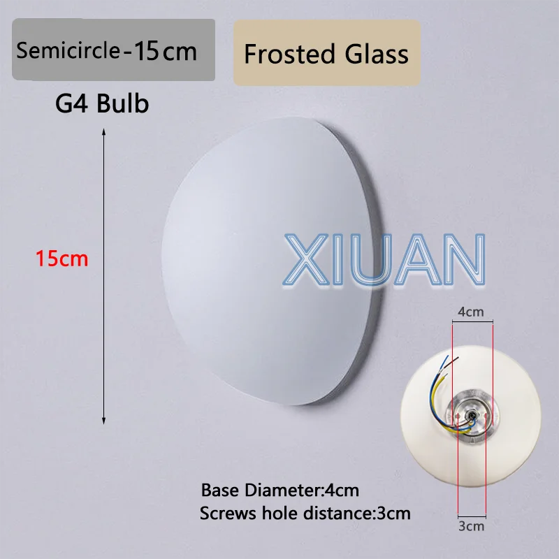 French Bauhaus Glass Wall Sconce - G9 & G4 Milky Glass Globe | Shop