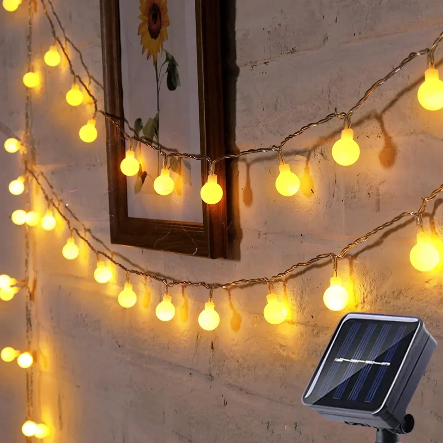 Solar -aangedreven feestverlichting
