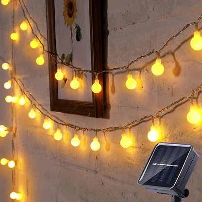 Solar -aangedreven feestverlichting