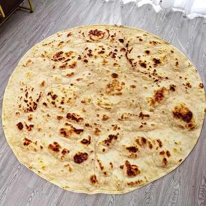 Realistische Burrito Tortilla Ronde Deken