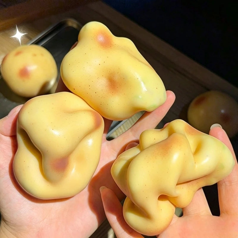 Realistische Aardappel Anti-Stress Bal Squishy - Rekbaar Fidget Speelgoed