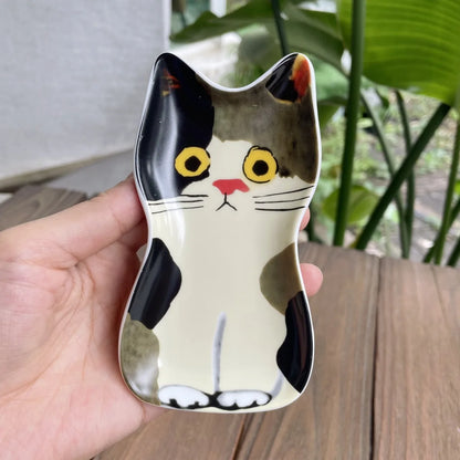 Japanse Kat Keramische Sausschaal - Schattig Dipschaaltje