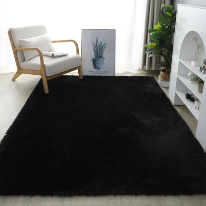 VIKAMA Zacht Zijdewollen Vloerkleed - Scandinavisch Antislip Kleed