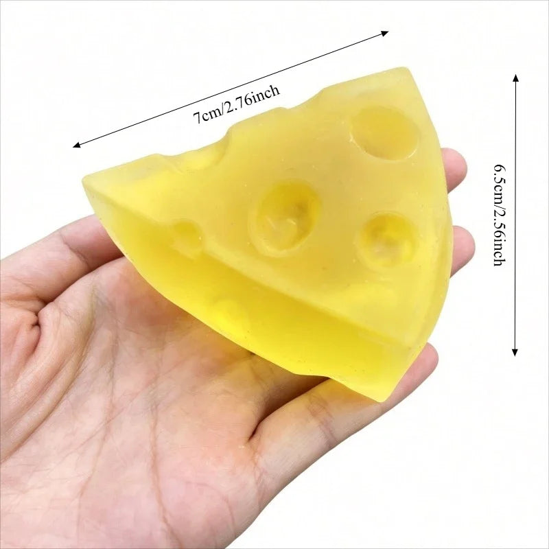 Squishy Honing Kaas Fidget Speelgoed - Super Zacht Mochi Anti-Stress