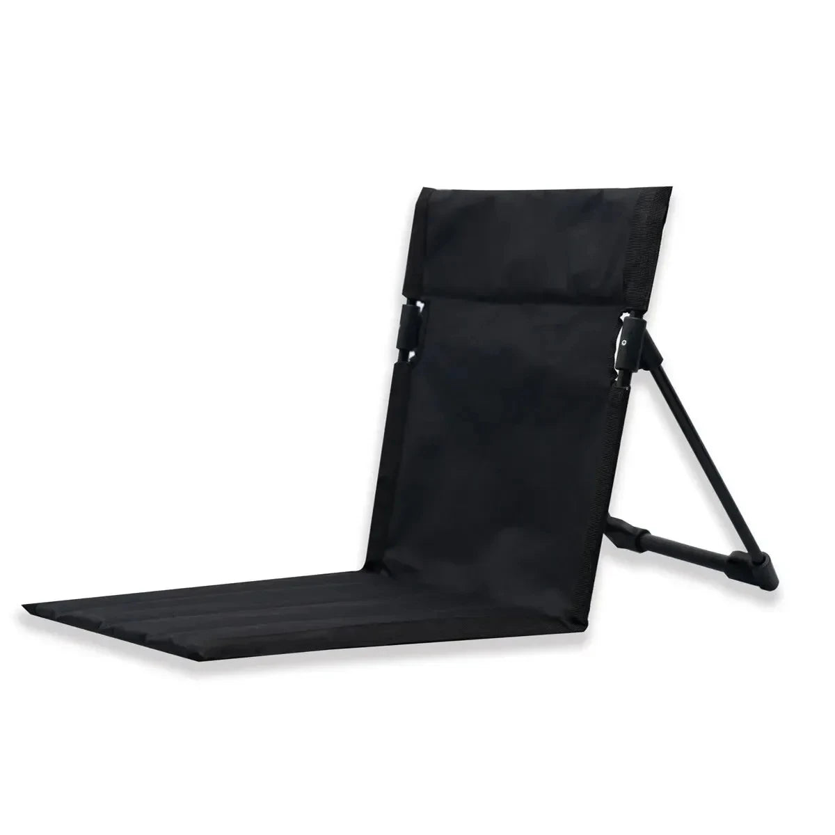 Inklapbare Grondstoel voor Strand & Camping - Met Rugsteun
