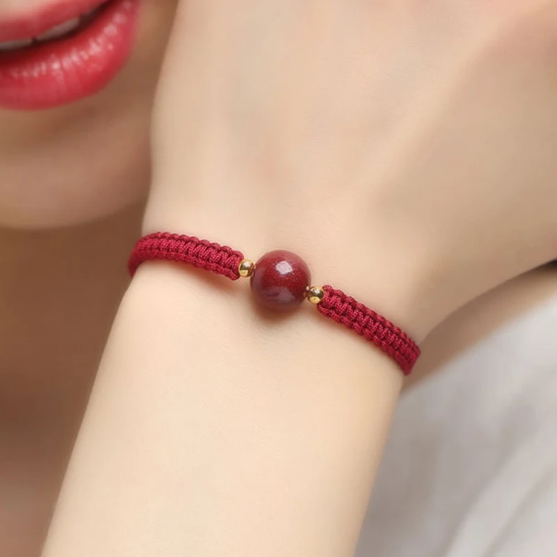 Rode Draad van het Lot Armband