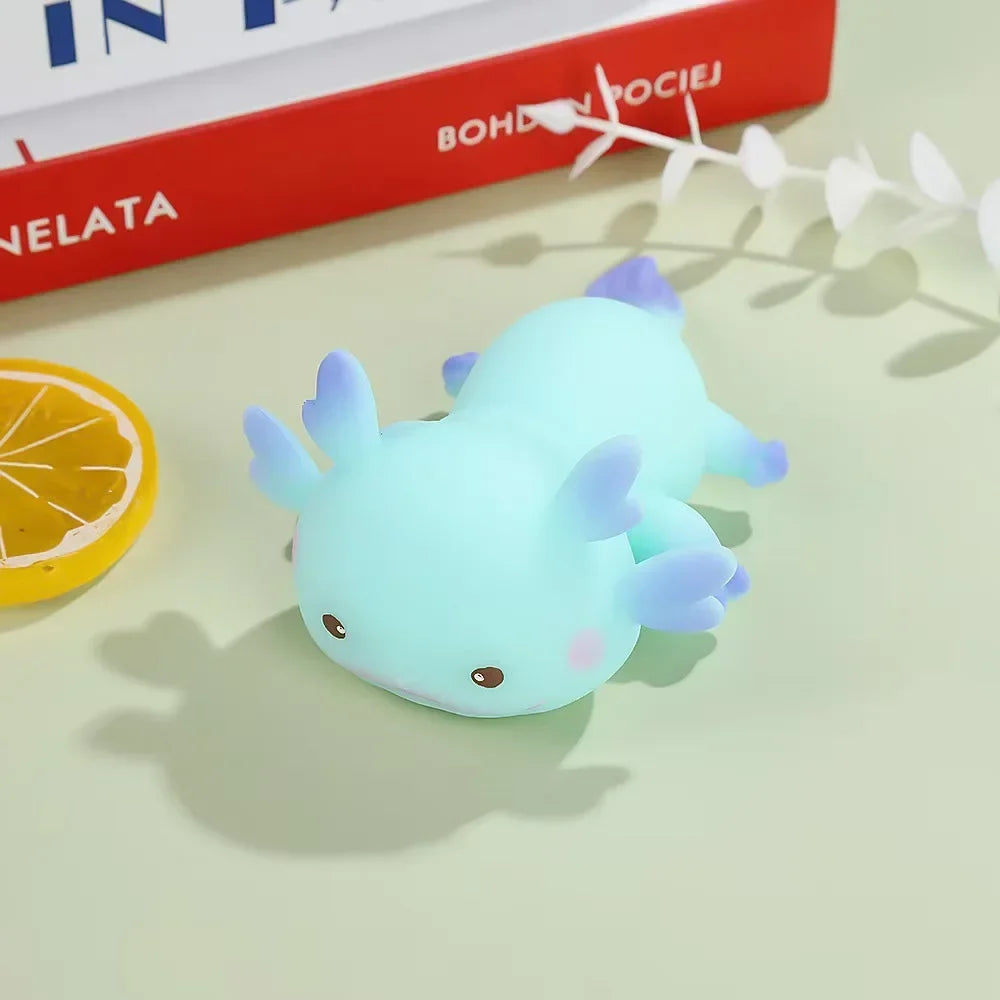 Kawaii Axolotl PU Slow Rebound Squishy - Anti-Stress Speelgoed