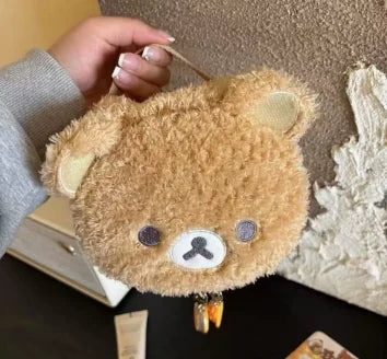 Kawaii Rilakkuma Pluche Beer Make-up Tas - Zacht Cosmetica Etui