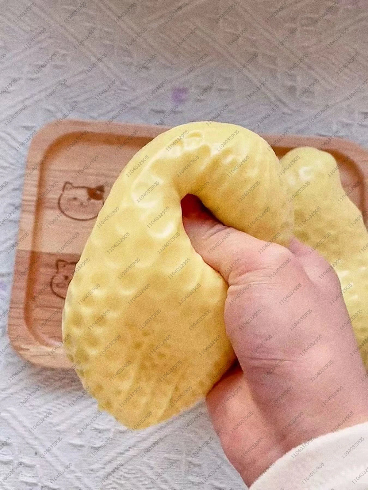 Krakende Pinda Squishy - Boterzachte ASMR Anti-Stress Fidget Bal