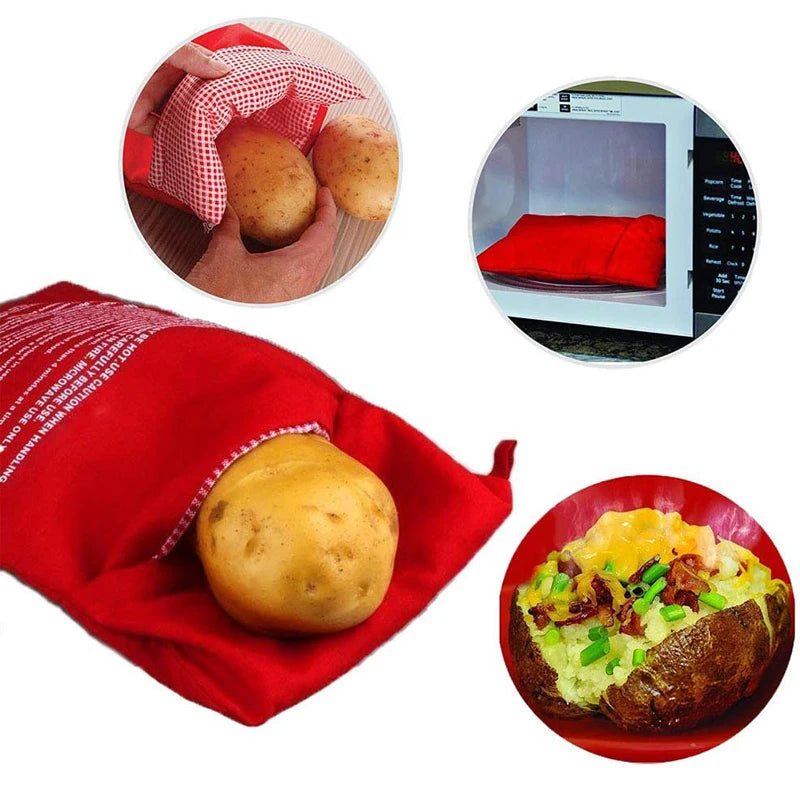 Magnetron Aardappel Stoomzak - Herbruikbare Aardappel Gaarzakt